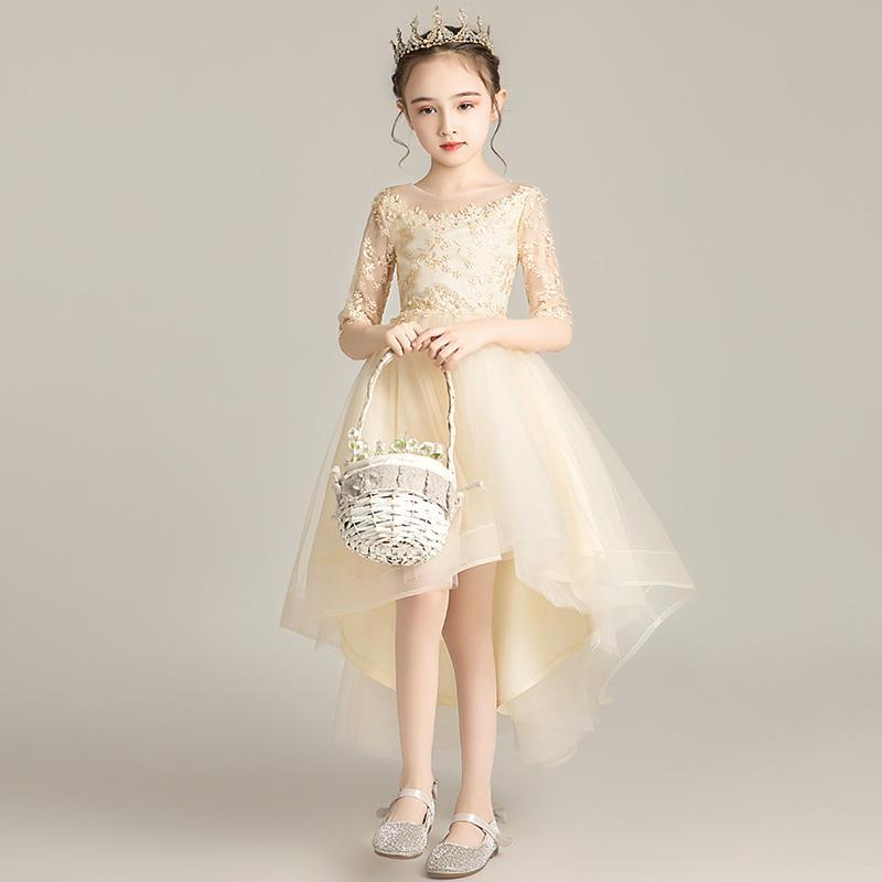 子供ドレス パーティー司会者 キッズフォーマルドレス ピアノ演奏会 姫様ワンピース 結婚式 ダンス演出 舞台服 フラワーガール ジュニアドレス90cm160cm