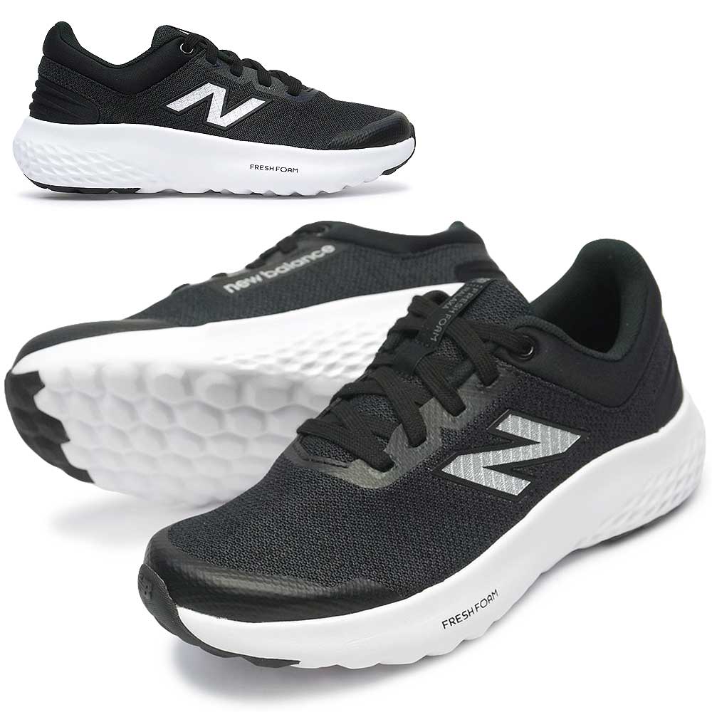 レディース スニーカー WARLX LK4 ブラック 2E 軽量 Fresh Foam RALAXA v4