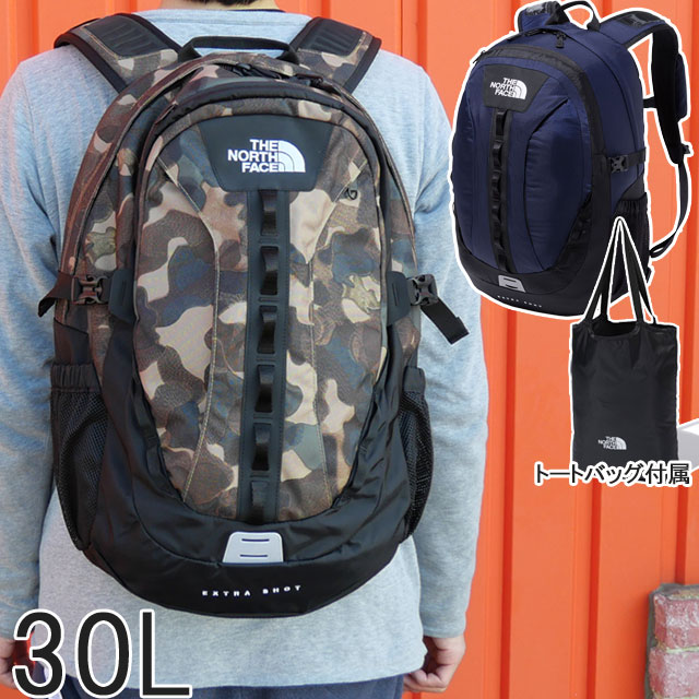 ザ・ノース・フェイス リュックサック メンズ エクストラショット レディース リュック 30L BAG バック バックパック デイパック アウトドア 15インチノートパソコン対応 PCスリーブ 鞄 カ
