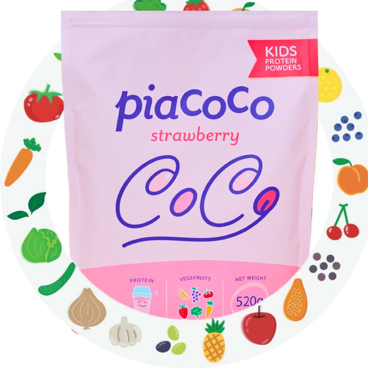 ピアココ 子供用プロテイン 栄養サポート 520g メール便 コストコ 通販