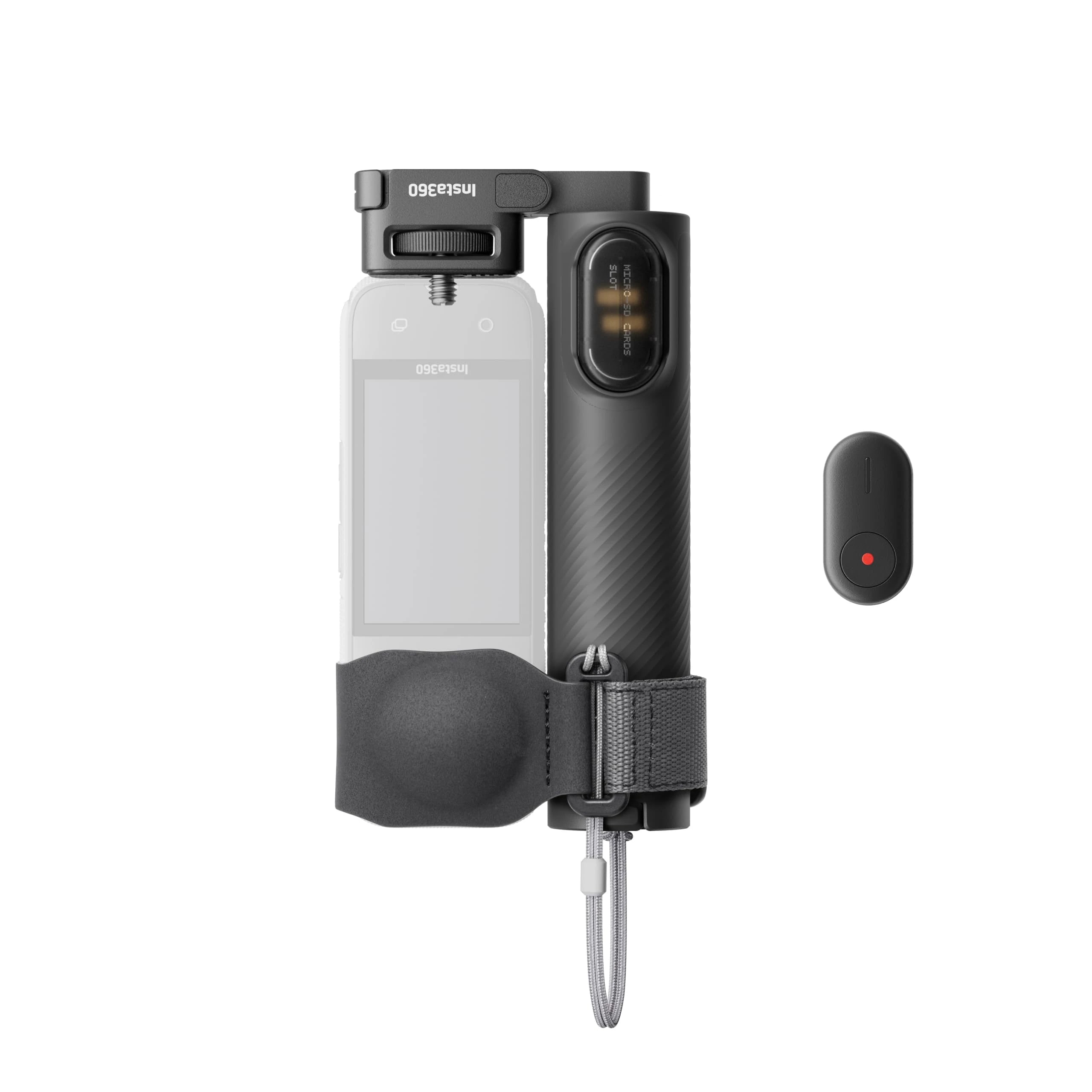 折りたたみ式内蔵三脚付き自撮り棒見えないポールと三脚内蔵1/4"マウントInsta360 X5X4X3アクションカメラに対応