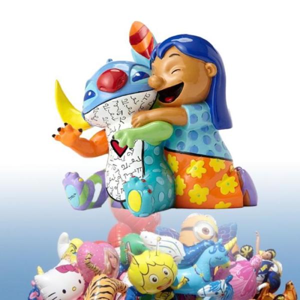 OFM6L00O おまじない回転 動物 キャラクターフィギュア ステッチフィギュア