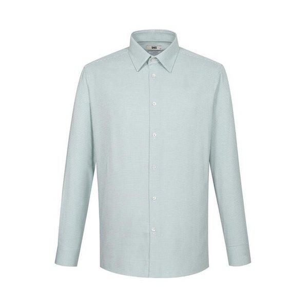 起毛混紡ハウンドトゥースチェックシャツ レギュラーフィット___DLW1SHDL193E1