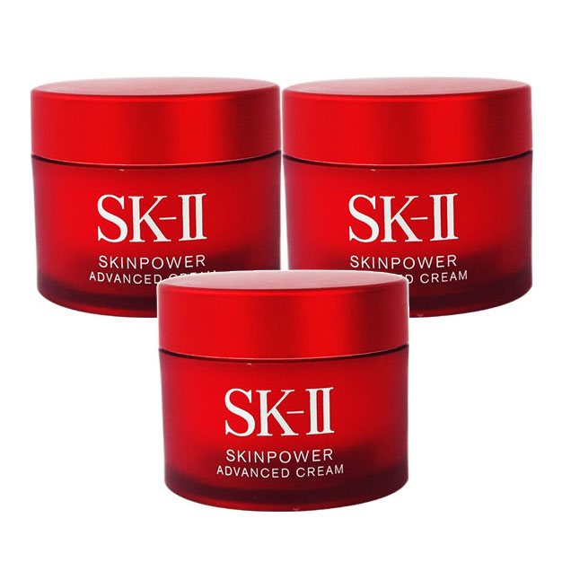 SK-II スキンパワーアドバンストクリーム 45ml(15ml 3個) SKIN POWER ADVANCED CREAM