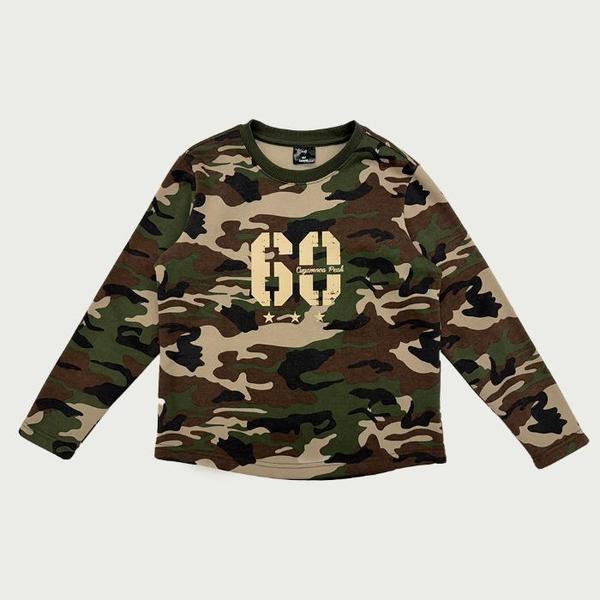 행텐틴즈 동백01 여아 백 브러쉬 카모 롱슬리브 티셔츠_헌터그린 14540-131-810 (S42509564)