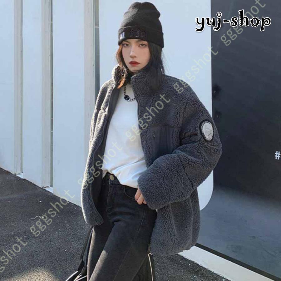 大人の魅力 リバーシブル コート レディース 冬 ボアコート ショートコート ボア ブルゾン 秋冬 ボアジャケット コート 大きいサイズ アウター ファーコート ジャケット