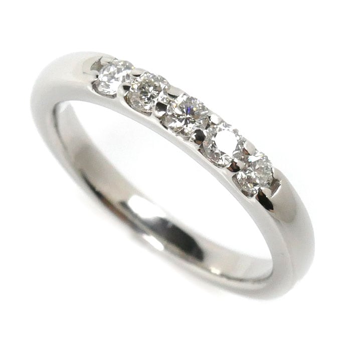 EXELCO DIAMOND Pt900プラチナ リング・指輪 ダイヤモンド0.25ct 8.5号 4.6g レディース 中古 美品