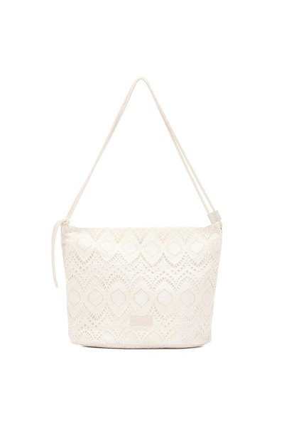 【DEINET】LACE STRING BAG (IVORY) Qoo10] DEINET 【DEINET】 LACE STRING : バッグ・雑貨