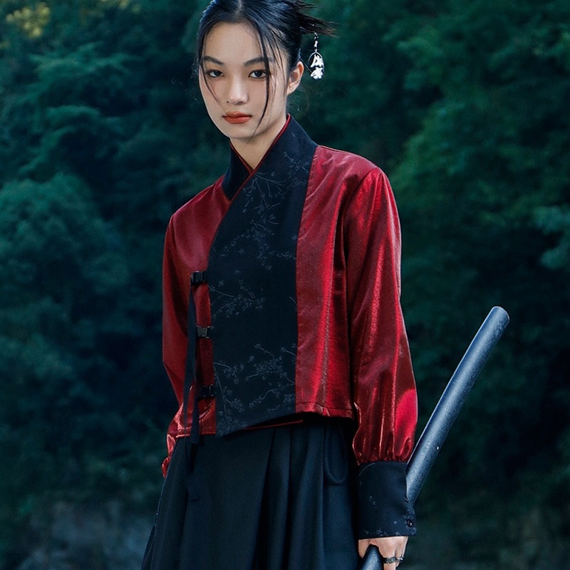 【難あり】キューティフラッシュ チャイナ風トップス チャイナ服 トップス ☆chaiは最大ポイント3倍☆ チャイナ