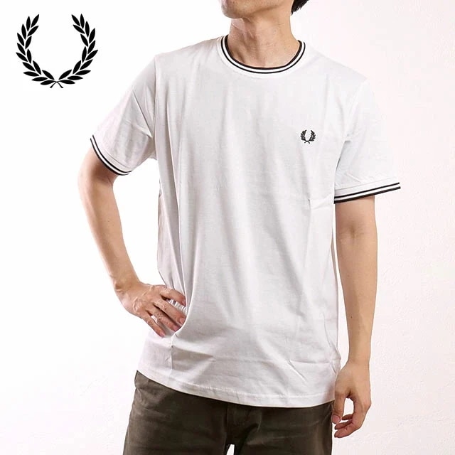 メール便 メンズ ツイン ティップド Tシャツ [M1588-100/M1588V-100] トップス 半袖 WHITE 正規取扱店