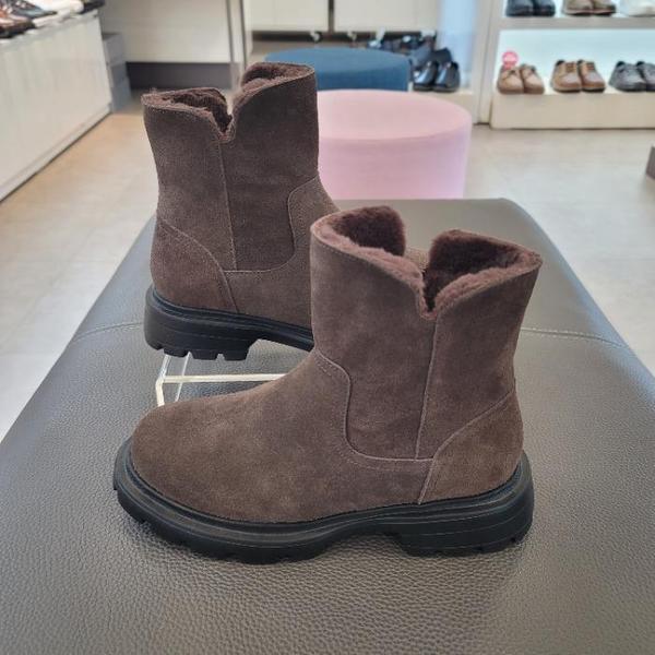 ESQUIRE HC13 女性 スエード ショートブーツ 軽量 コンバットブーツ YAEWBS626 (S44667054)