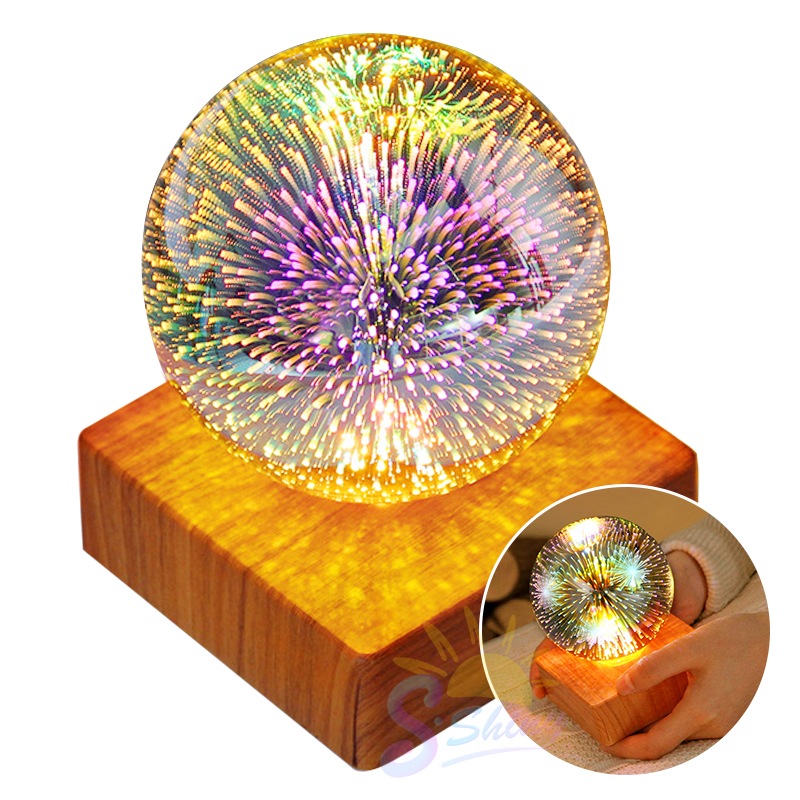 国内出荷 家で花火を見ましょう バレンタインデー 3d花火電球 Seal限定商品 花火ライト 星空ライト ハートled