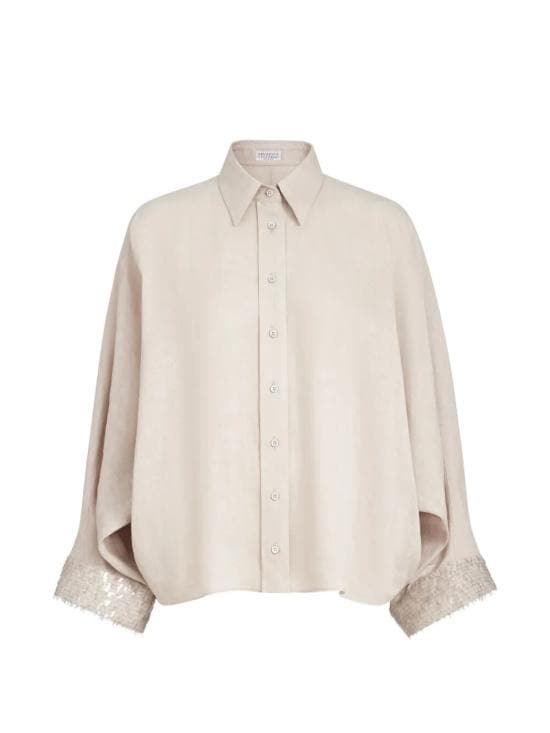 BRUNELLO CUCINELLI Women Shirts MA698RH316 C4664 ICE
