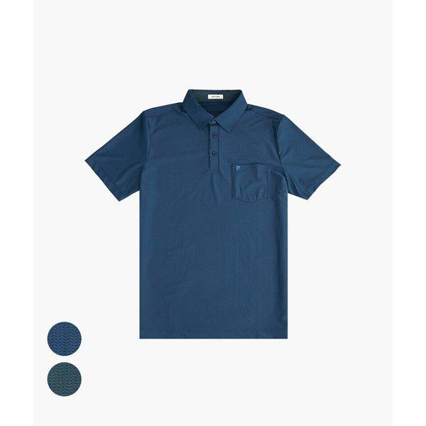 クーリングツートンミニヘリンボーン半袖Tシャツ PRTS2401_KG