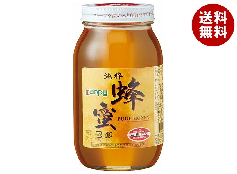 カンピー 純粋蜂蜜 1kg瓶×12個入