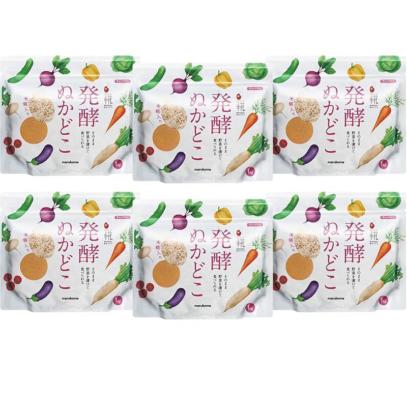 【即納】マルコメ プラス糀 発酵ぬかどこ 米こうじ入り 1000g ×6個