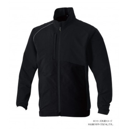 桑和 7532-00 長袖ブルゾン 4Lサイズ ブラック(4) SOWA