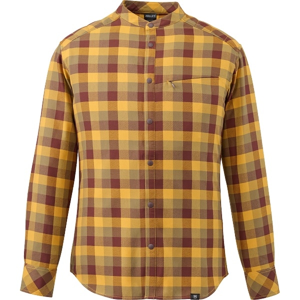 MILLET ミレー THERMO CHECK STAND SHIRT LS M アウトドア トップス MIV03137-N9928 メンズ 長袖
