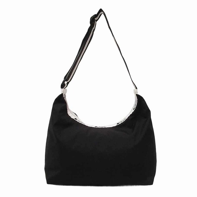 LeSportsac レスポートサック ショルダーバッグ1395 CRESCENT SHOULDER BAG E849 SPECTATOR BLACK