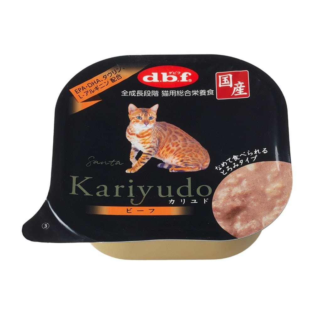 （まとめ買い）デビフペット Kariyudo（カリユド） ビーフ 95g 猫用フード [x24] 5,604円