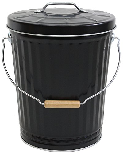 渡辺金属工業 灰入れバケツ HBM22黒 24*30*h40cm