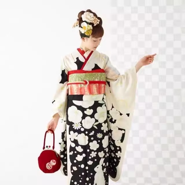 【急速出荷】送.料.無.料. 浴衣 振袖スリーブスリーブセット従来の着ぐるみ裏地二重大振袖 浴衣祭り