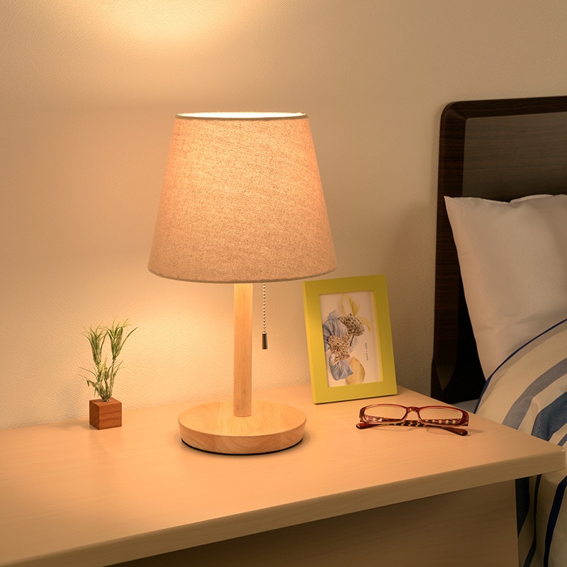 テーブルスタンド LED電球対応 E26 木調 テーブルランプ スタンドライト LED 卓上 ライト
