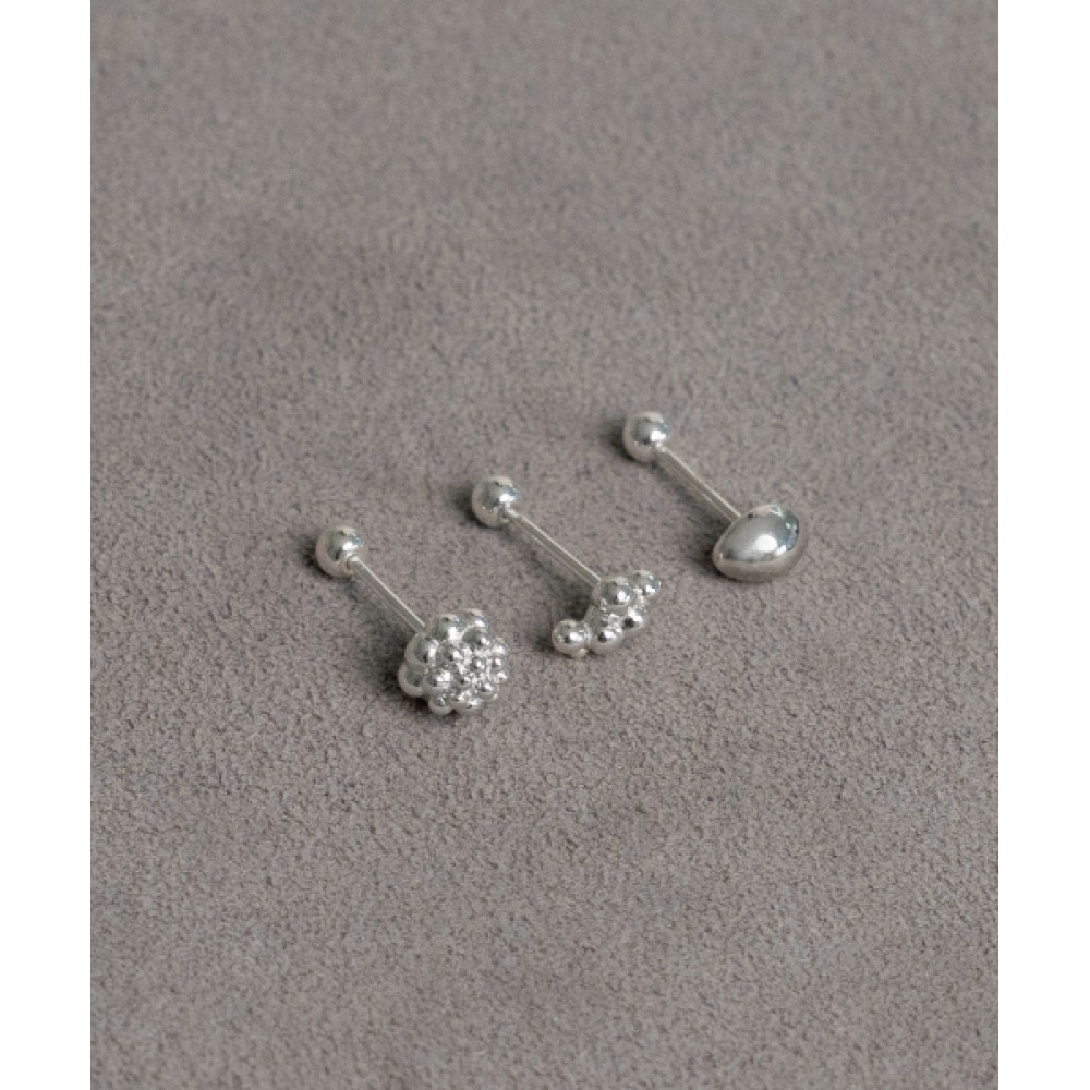 タッチドデュードロップピアス (3タイプ)
