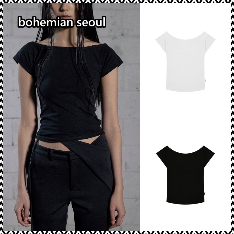 bohemian seoul 25SS BASIC BOAT NECK T