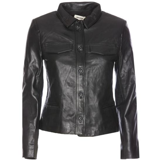 ZADIG & VOLTAIRE Women Jackets RWOW00003 NOIR BLACK