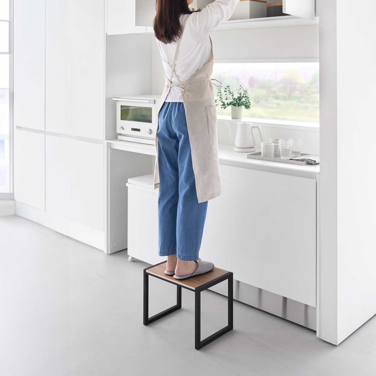 踏み台ステップ 山崎実業 tower タワー 踏み台 H30 10124 ブラック