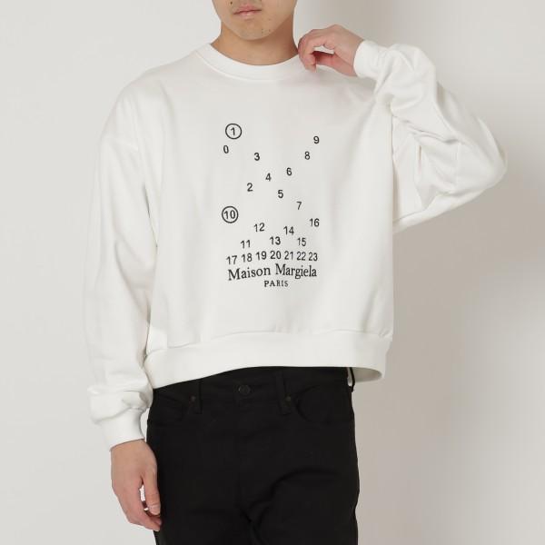 スウェットシャツ プルオーバー トップス ホワイト メンズ S51GU0118 S25540 101