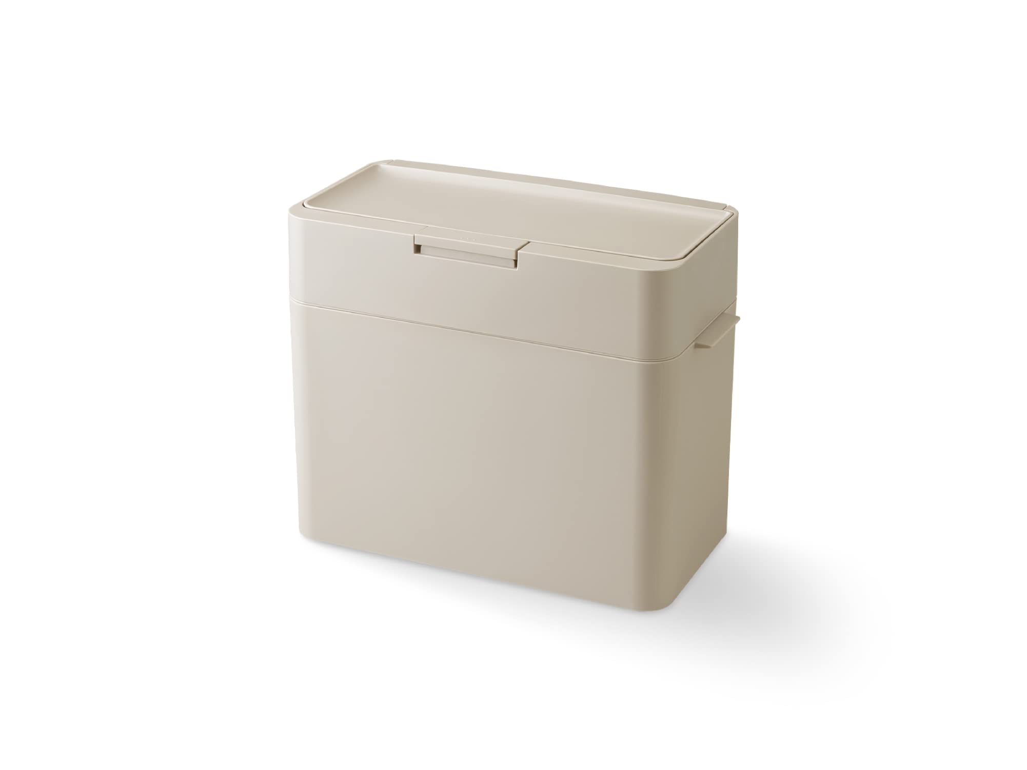 ライクイット (like-it) フタ付きゴミ箱 防臭 オムツゴミ箱 ニオイ漏れ対策 シールズ9.5 密閉ダストボックス 約9.5L ベージュ 日本製 LBD-01 リビング オフ ィス 臭わない コ