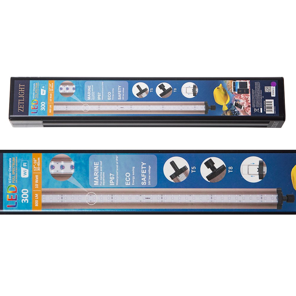 ＺＥＴＬＩＧＨＴ　ＬＥＤ　Ｌａｎｃｉａ２　Ｍａｒｉｎｅ　ＺＰ４０００－３００Ｍ　３０ー４０ｃｍ水槽　海水用　防水式　ＣＲＣ10―35―70―20―00