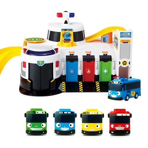 [セット]レスキュータヨ緊急出動センター+ミニカー1弾
