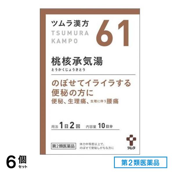 第２類医薬品 61ツムラ漢方 桃核承気湯エキス顆粒 20包 6個セット