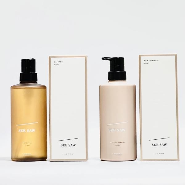 【セット品】ルベル シーソー シャンプー T タイト 500ml トリートメント タイト 500ml LebeL SEE SAW LSC