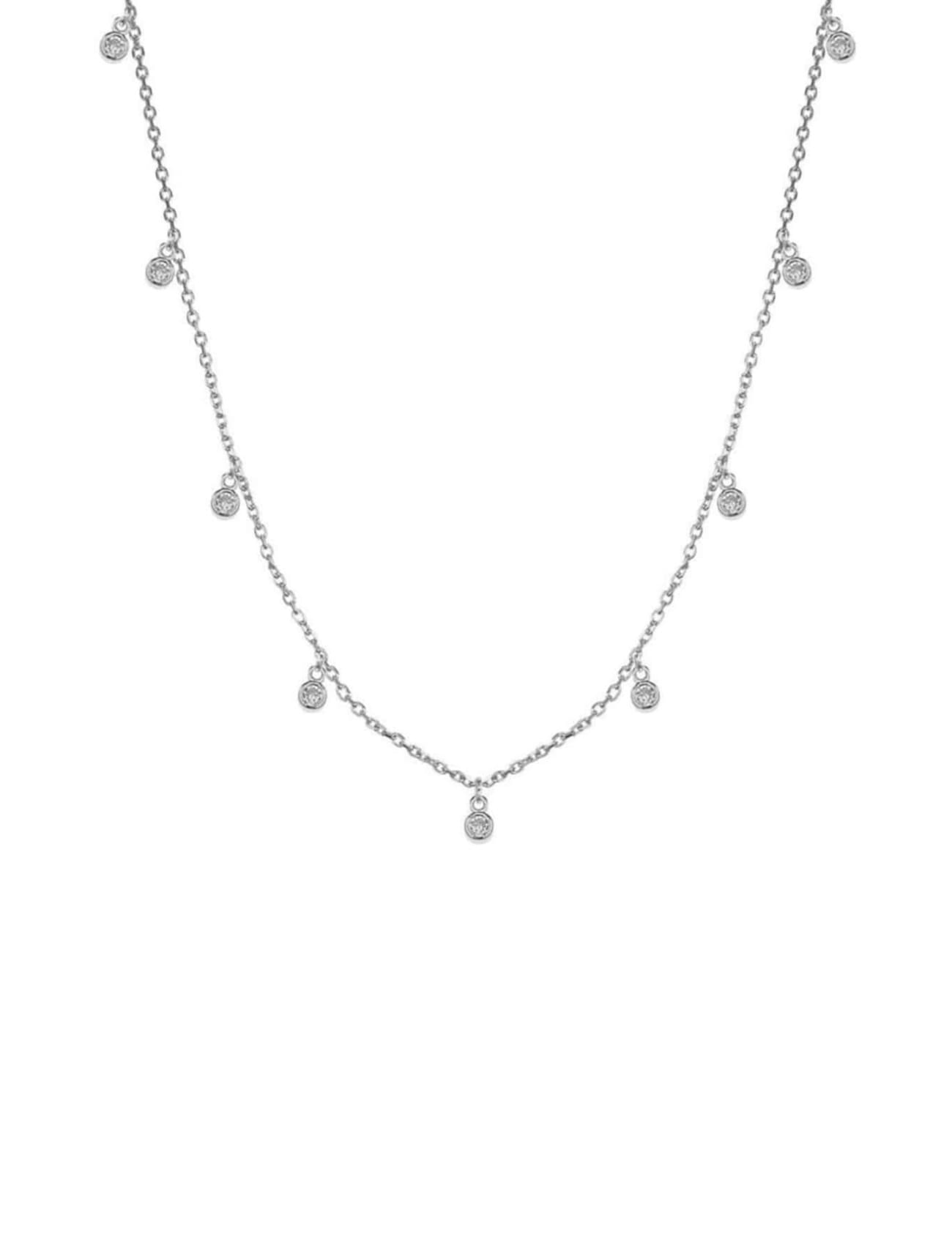 [「瑞草洞」ムン·ガヨン着用] ヘスエル シルバー キュービック ペンダント ネックレス GMN20