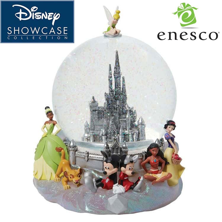 enesco(エネスコ) Disney Showcase ディズニー100 スノードーム ディズニー フィギュア コレクション 人気 ブランド ギフト クリスマス 贈り物 プレゼントに最適