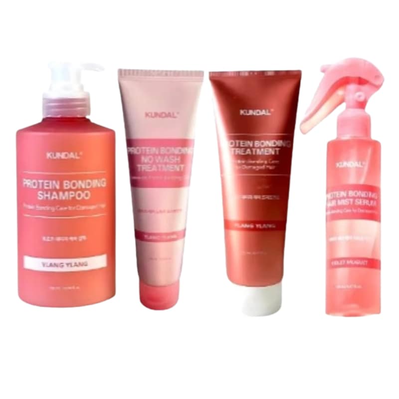 [単独構成] プロテイン ダメージケア シャンプー500ml+トリートメント250ml+ノーウォッシュ130ml+ヘアミスト150ml 4点セット 韓国ヘアケア 傷んだ髪用 集中補修ケア タンパク質配