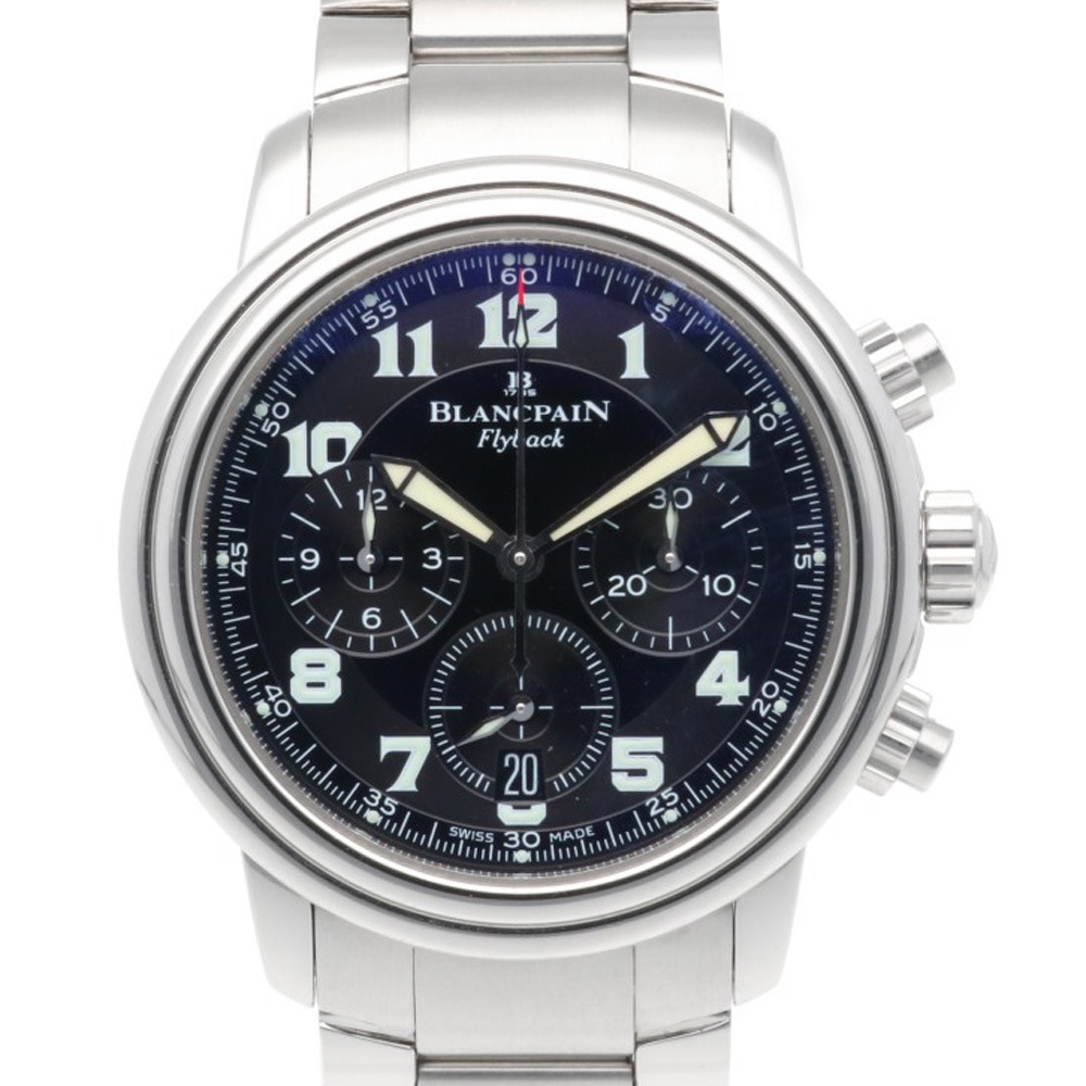 ブランパン レマン フライバック 腕時計 ステンレススチール 2185F-1130-71 自動巻き 1年保証 Blancpain 中古