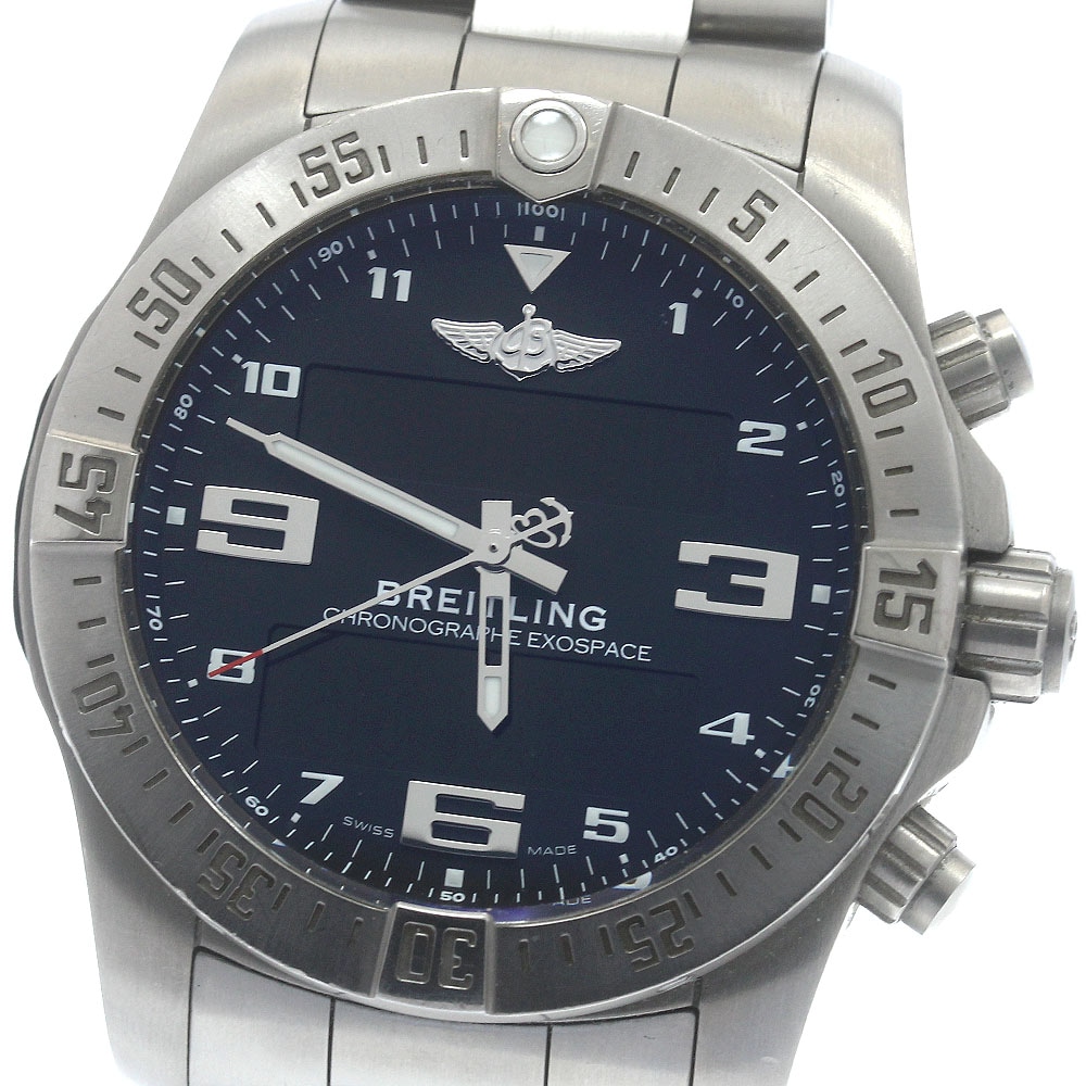ブライトリング BREITLING EB5510 エクゾスペース クロノグラフ クォーツ メンズ 箱・保証書付き_886547【中古】