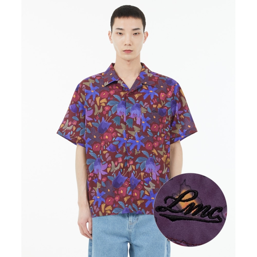 LMC FLORAL SHORT SLV SHIRT マルチ