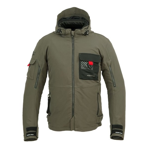 エアスルーソフトシェルストレッチパーカーFP ダークオリーブ L サイズ RR7254DO3