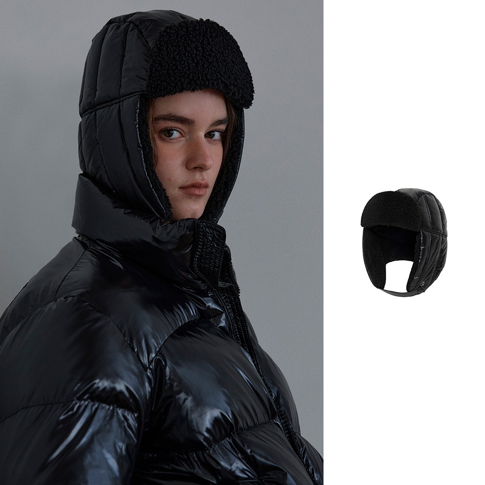 キルティングパディングトルーパーハットです