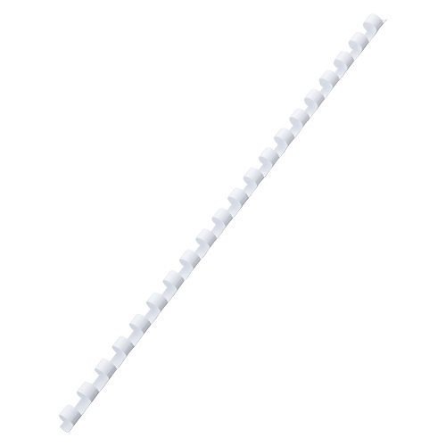 （まとめ買い）アコブランズ GBCドキュバインド プラスチックリング 白 6mm A4 20穴 100本入 PR0620A4Z-WH 3