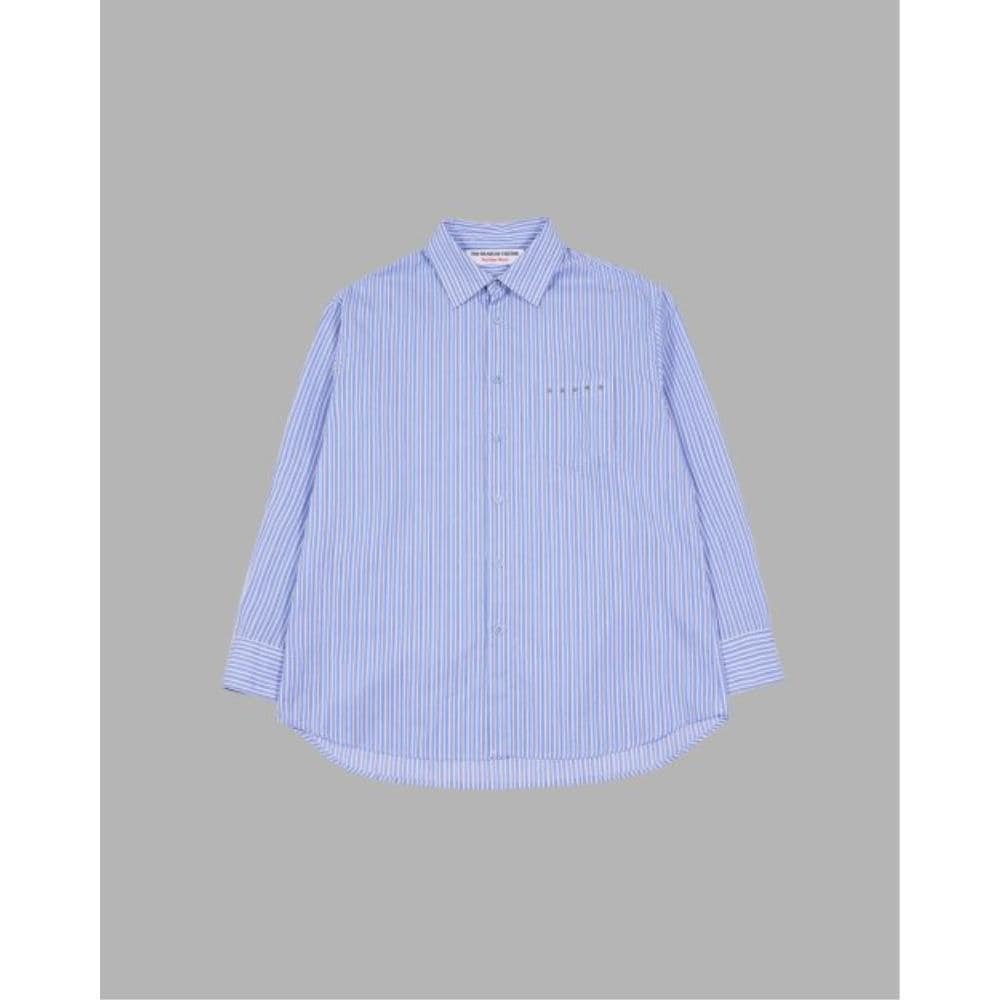 THE MUSEUM VISITOR FIVE STAR STUD POCKET SHIRTS BLUE 102