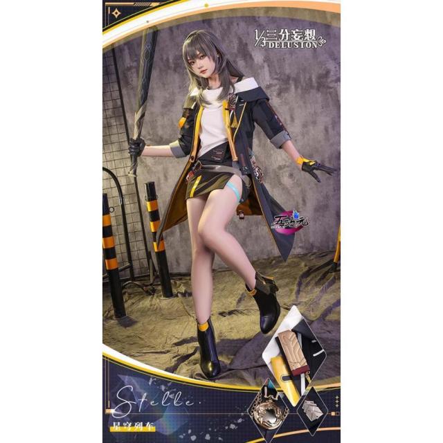 三分妄想　崩壊スターレイル コスプレ　崩スタ　開拓者　女性主人公　衣装　ウィッグ　靴　帽子　追加可能