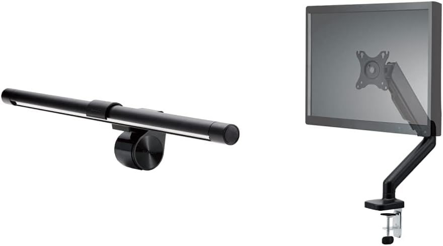 エレコム モニターライト スクリーンバー LEDライト 49cm 掛け式 USBライト (USB-C) 最大920ルーメン ブラック DE-ML01BK + モニターアーム DPA-SS02BK 7,824円