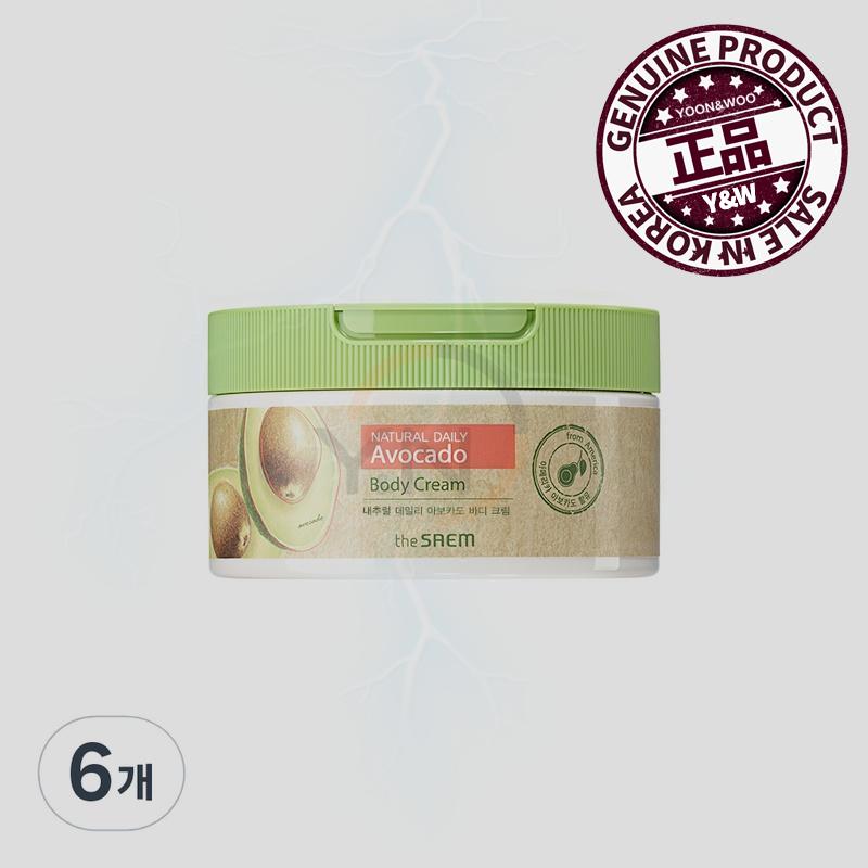 ザサム ナチュラル デイリー アボカド ボディ クリーム 300ML 六つ